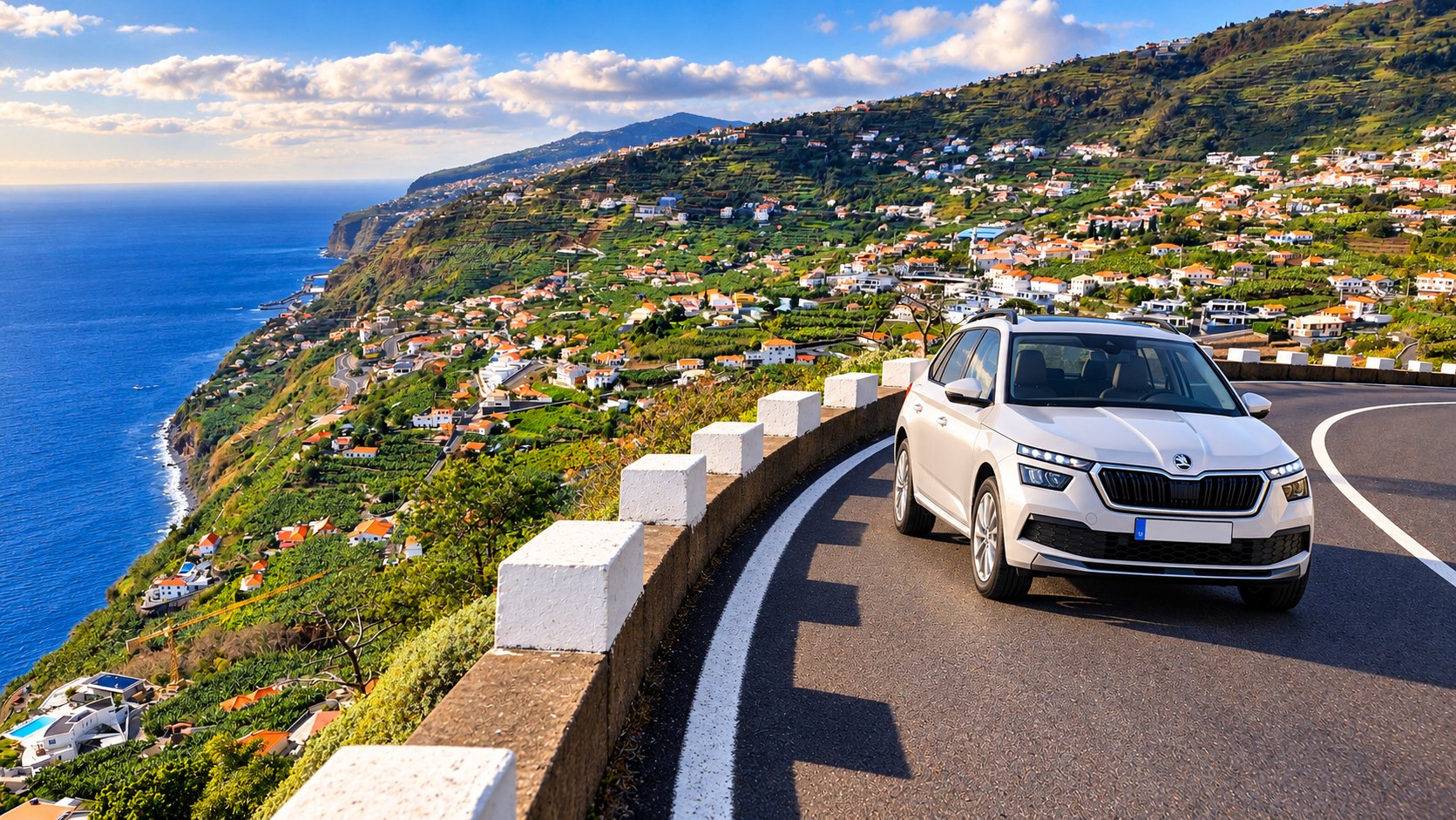 Coastal road at São Vicente, Madeira
