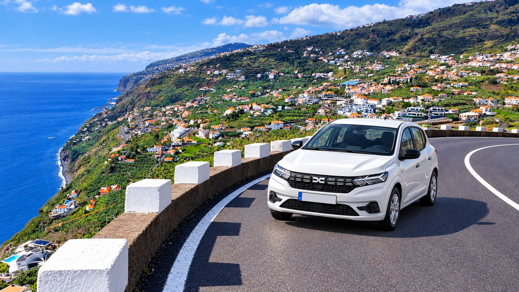 Coastal road at São Vicente, Madeira